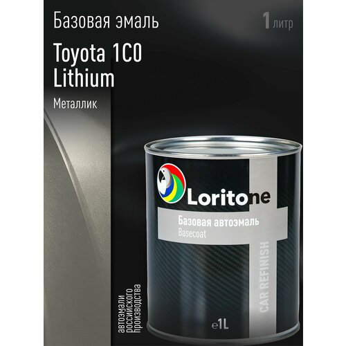 фото Loritone эмаль базовая toyota 1c0 lithium (1л)