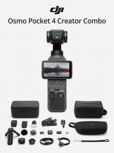 Изображение товара Экшн-камера DJI Osmo Pocket 4 Creator Combo 4k/240fps (черный) black