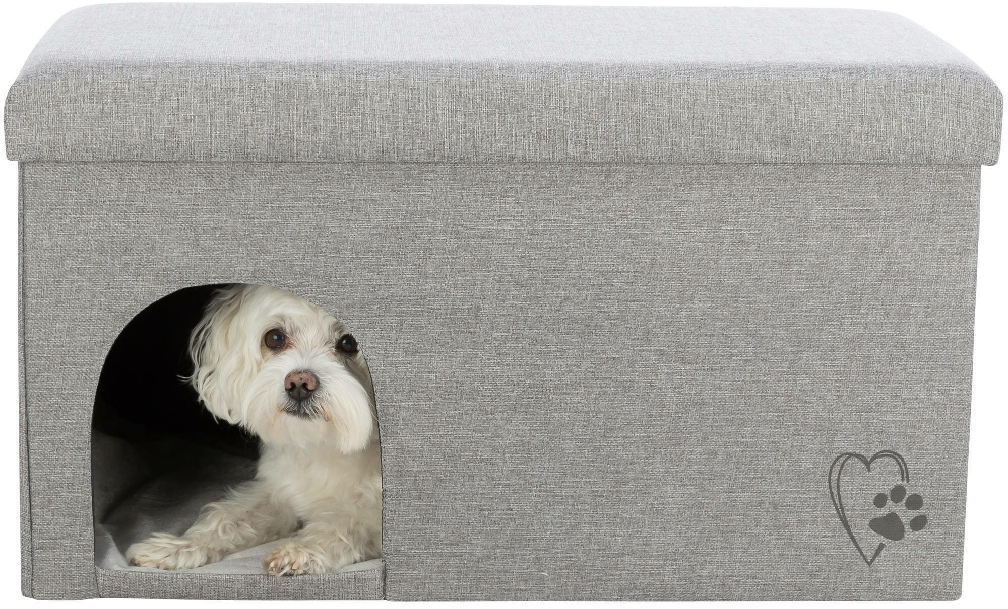Лежак - пещера Kimy, 72 х 40 х 40 см, светло-серый, Trixie