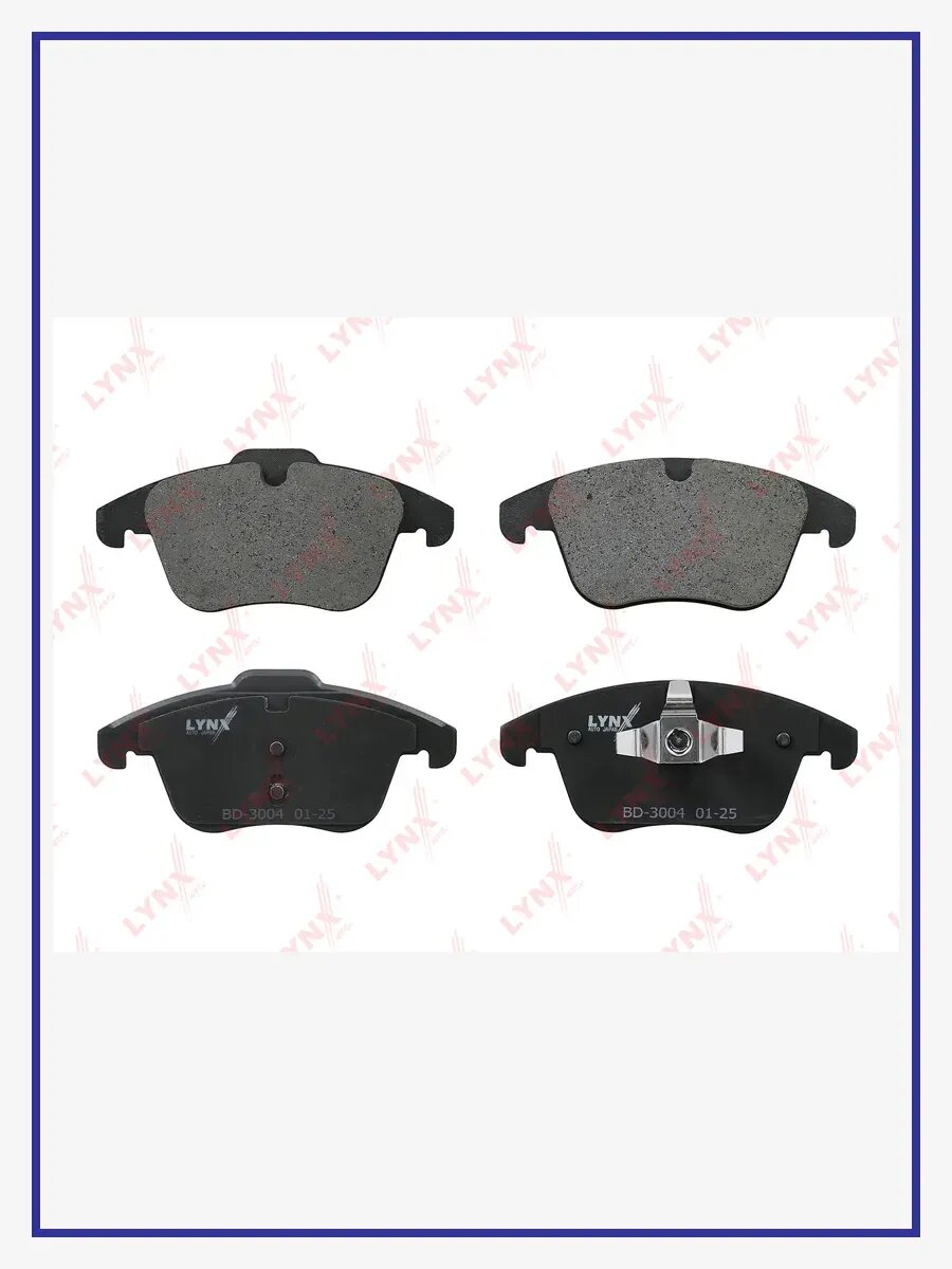 Дисковые тормозные колодки, передние, арт. BD-3004