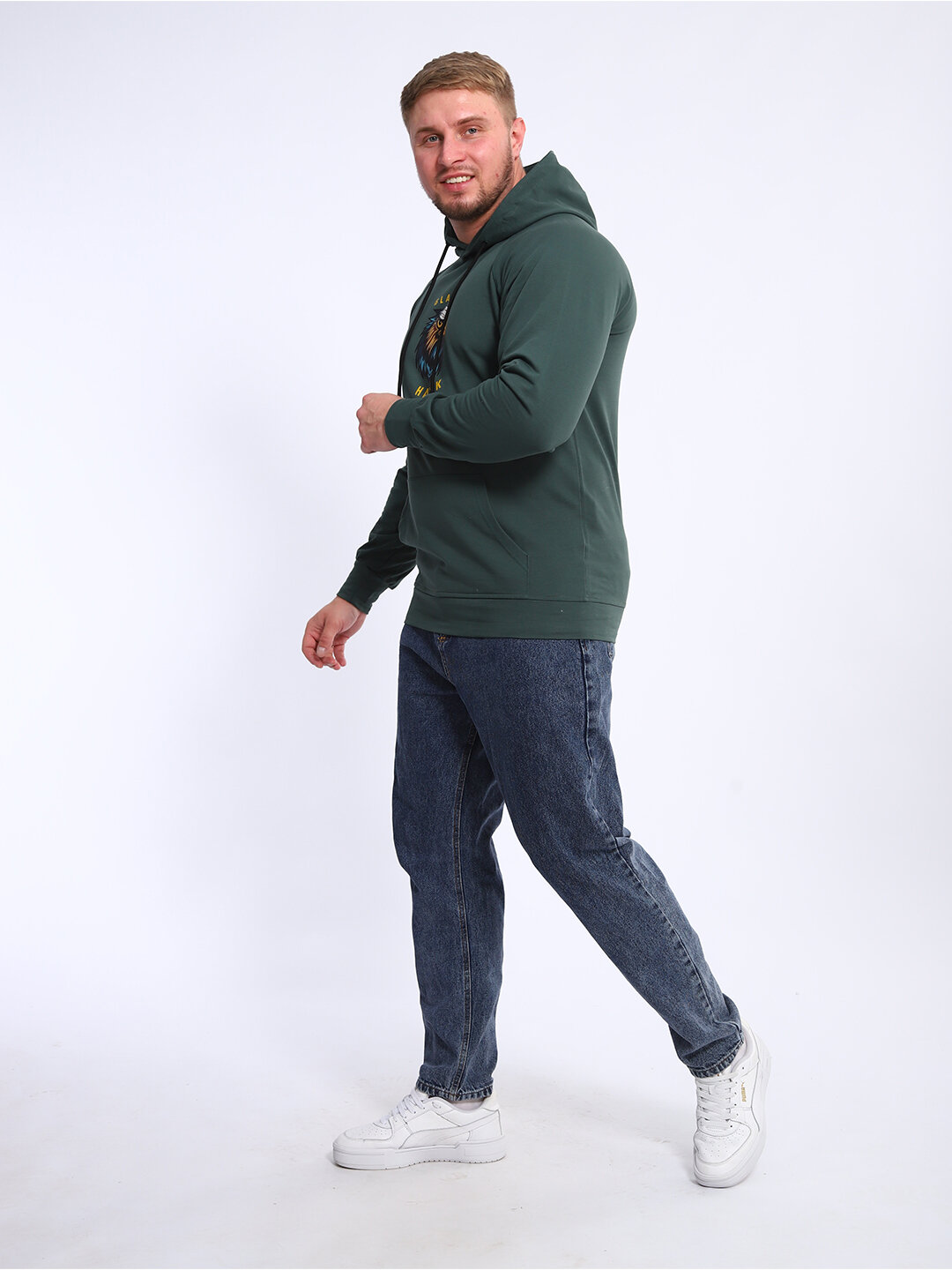 Худи размер 2XL, , зеленый — фото 1