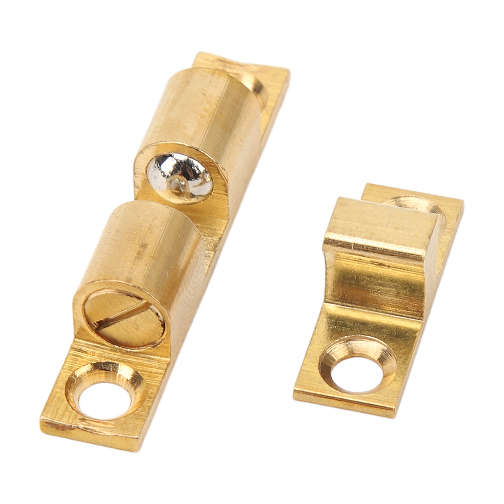6 комплектов защелки для двери шкафа латунная защелка для двери шкафа шариковая натяжная защелка с золотым винтом для большинства шкафов 50 мм/2 дюйма