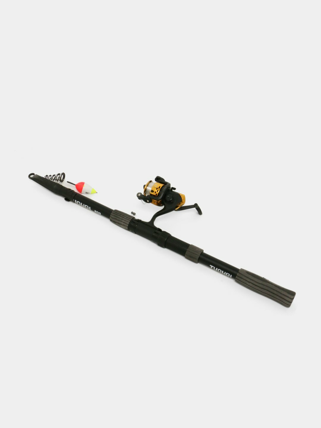 Удочка Tuohai "Advanced", телескопическая, с катушкой, леской чёрное, 3м — фото 1