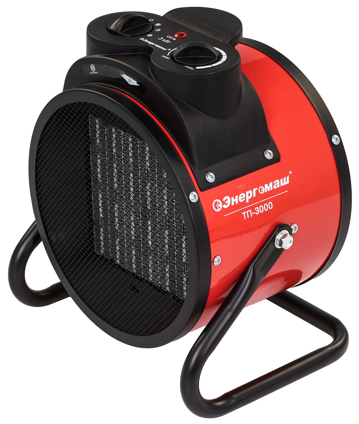 Тепловентилятор керамический Энергомаш ТП-3000 3 кВт/1.5 кВт