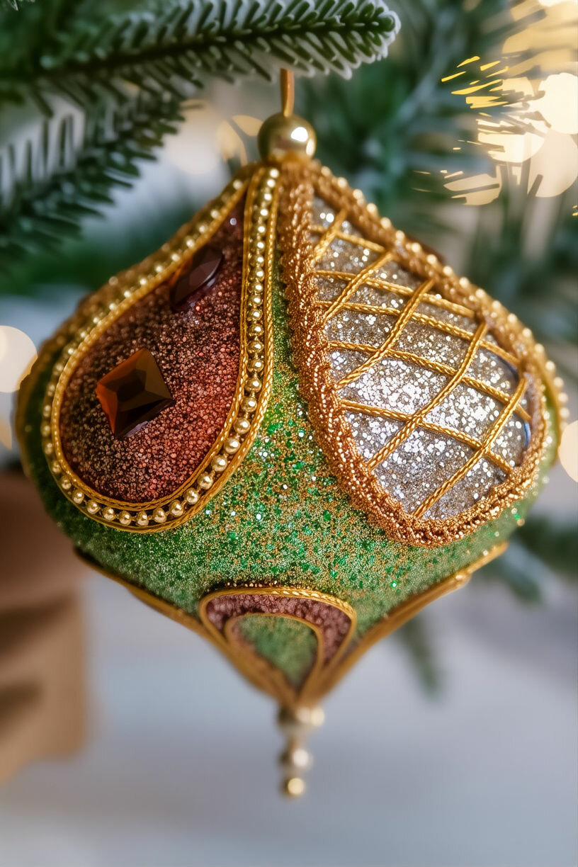 Ёлочное украшение мередит, коллекция винтажный ШИК, полиэстер, 18 см, Winter Deco 2007430