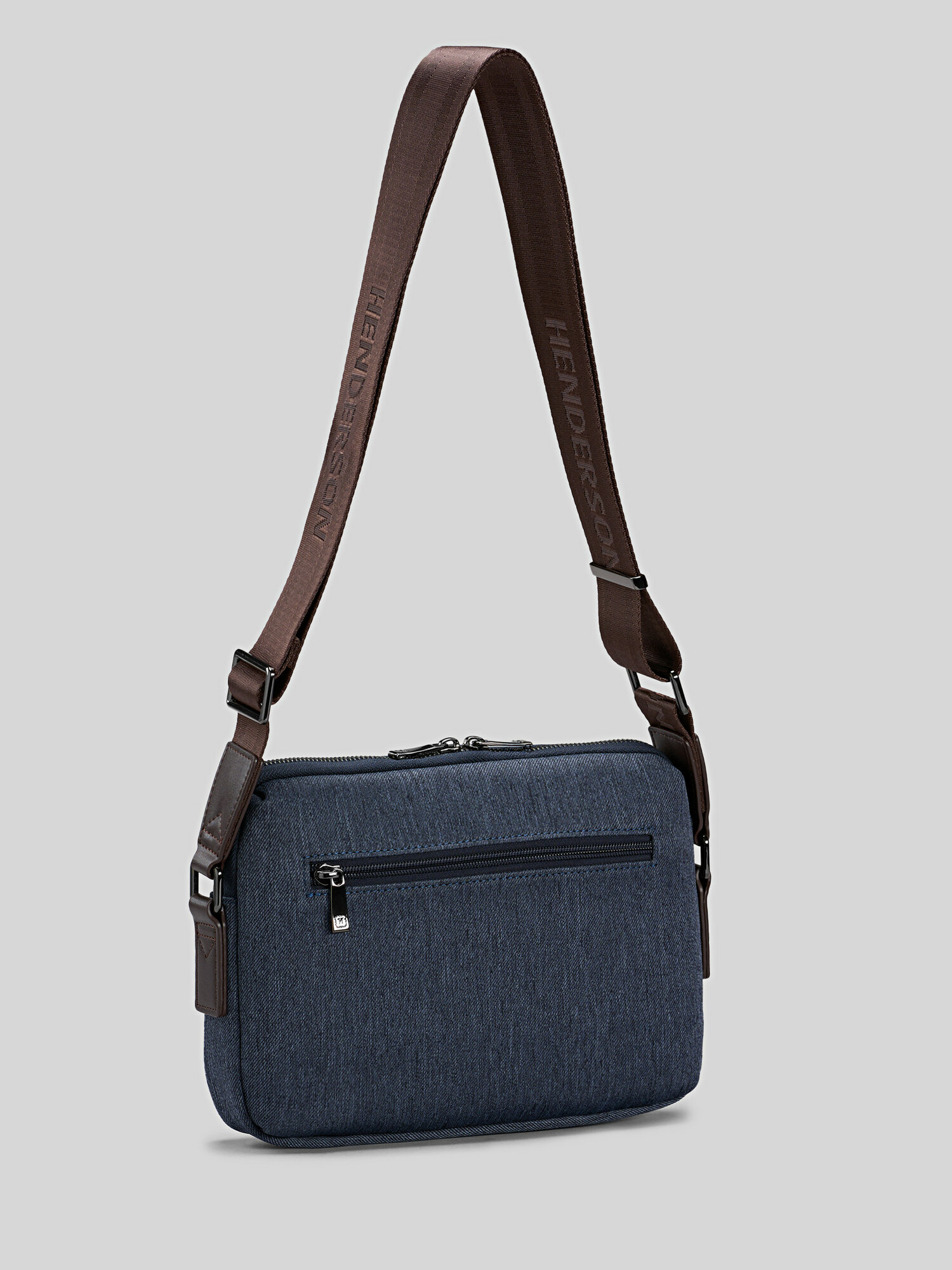 Сумка мессенджер HENDERSON, голубой — фото 1