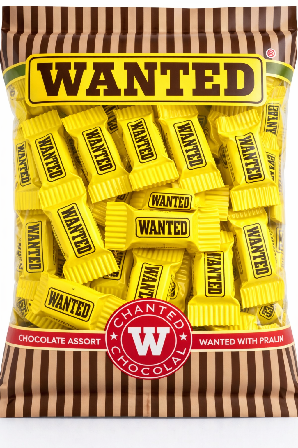Шоколод с начинкой "WANTED Yellow Edition", 900 г, 105 шт. ±2%, производитель Ne'mat
