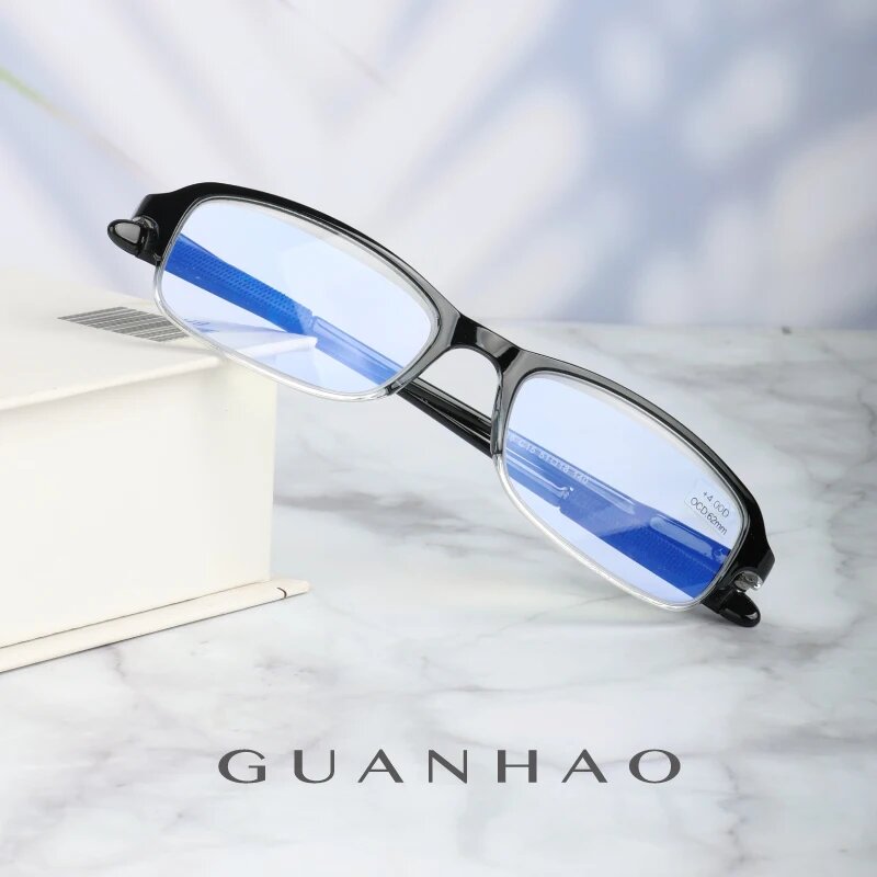 Guanhao очки от синего света TR1228 C15 +150
