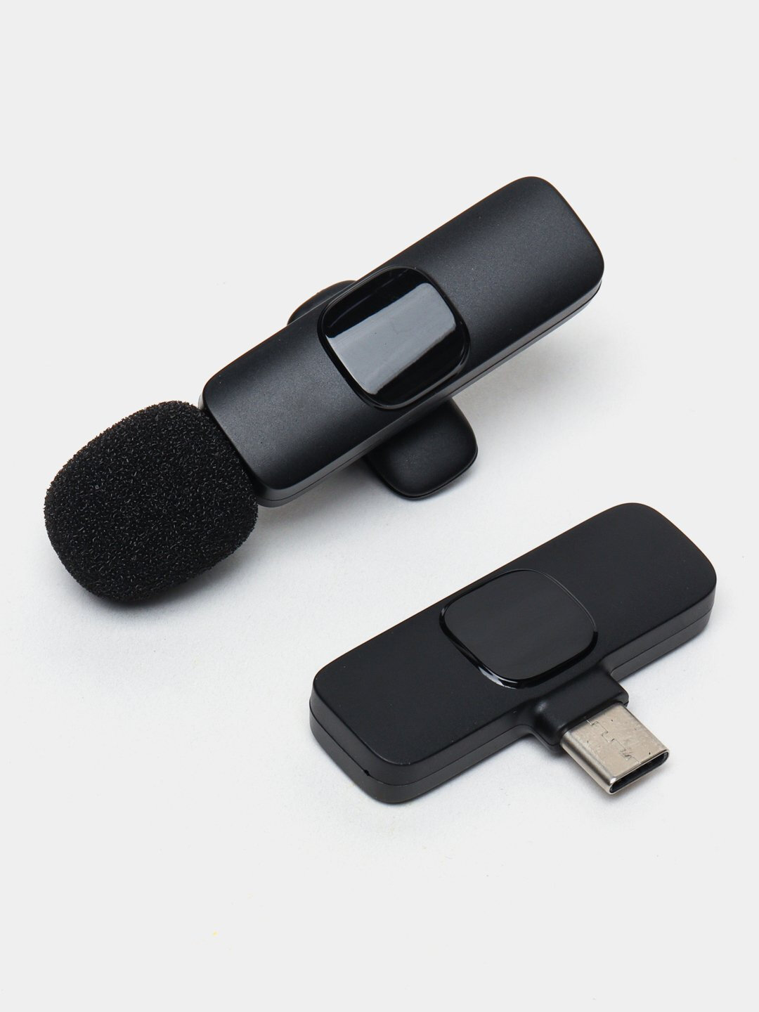 Беспроводной микрофон K9, с адаптерами Type-C и Lightning — для iPhone, Android