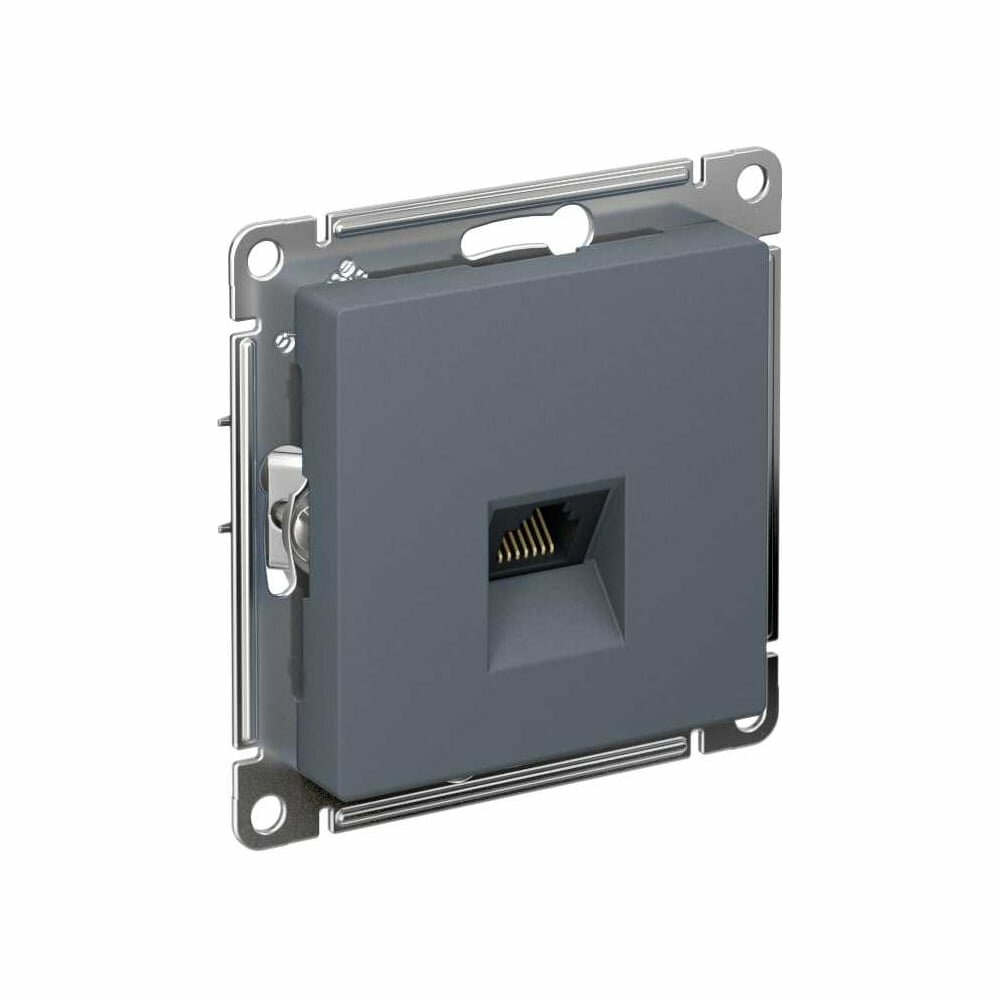 Розетка компьютерная Systeme Electric AtlasDesign, RJ45, 5e, механизм, Грифель ATN000783