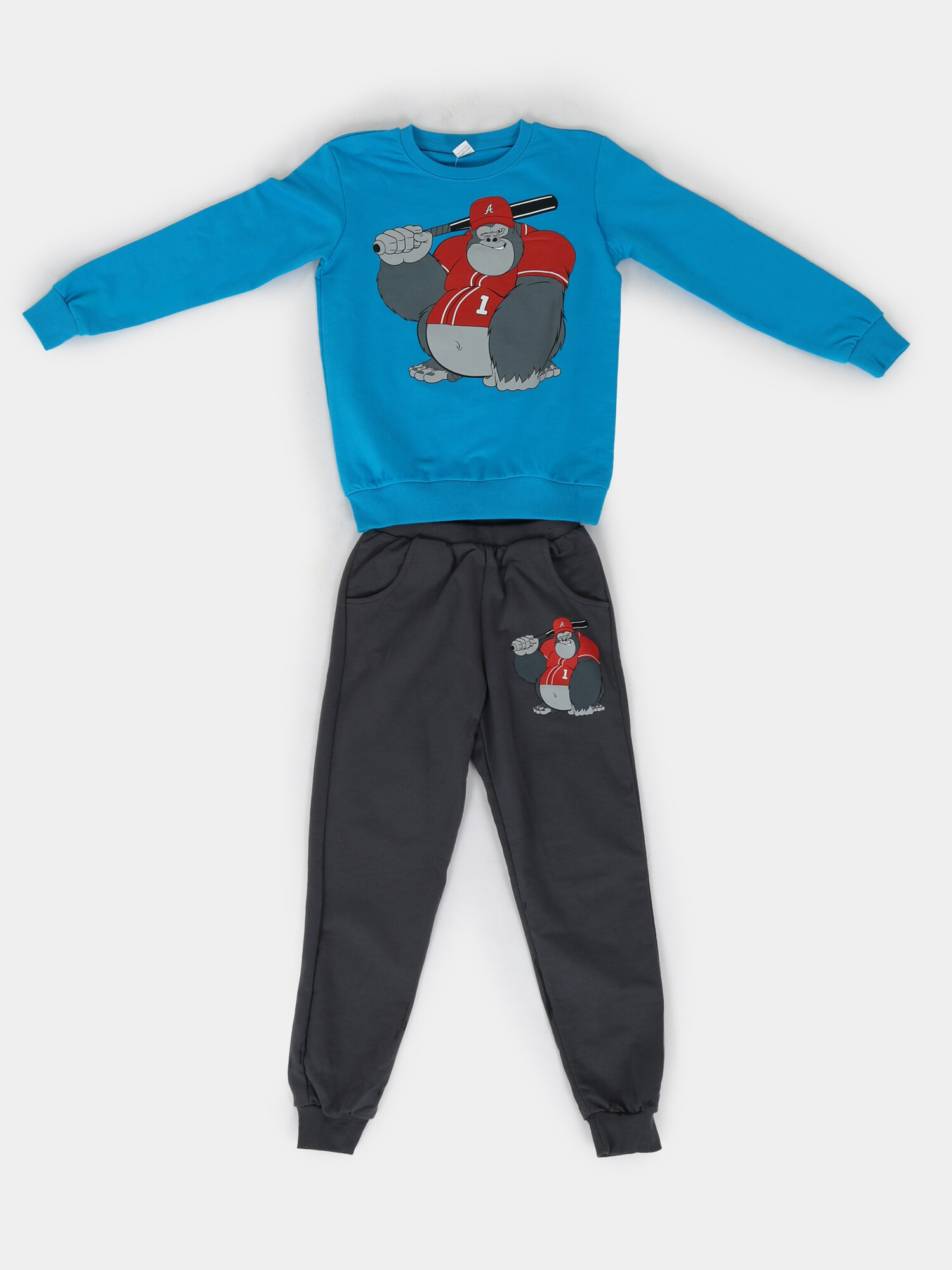 Пиджак , размер 116/170, голубой, — фото 1