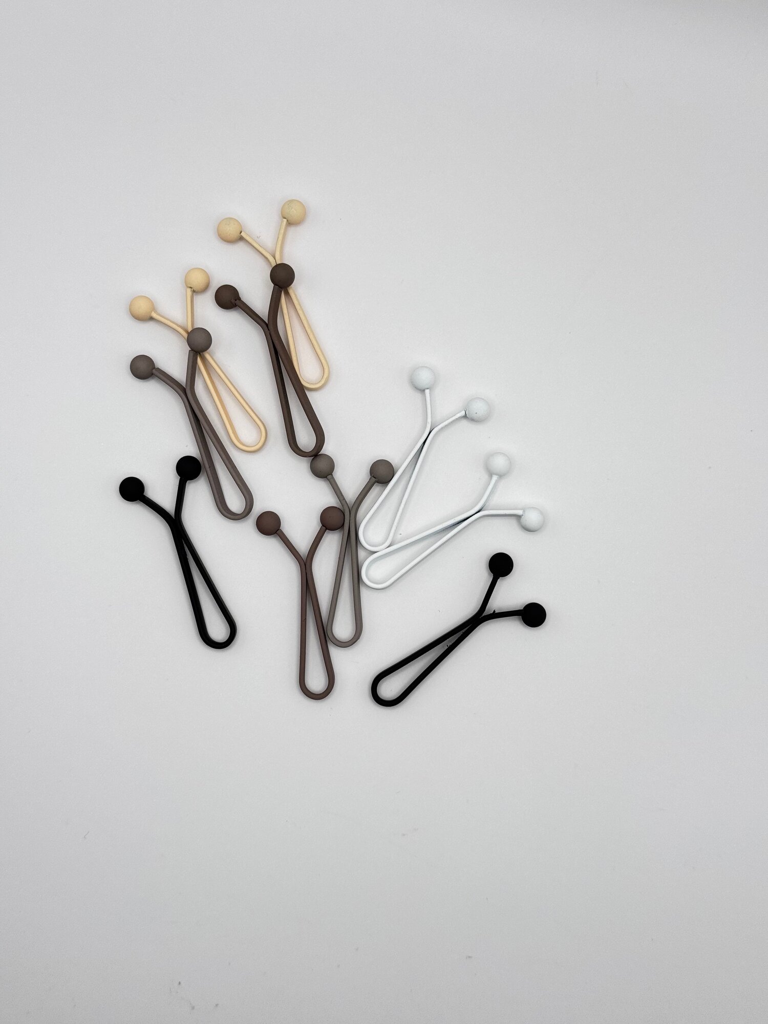 Комплект зажимов, для хиджаба, платка, шарфа, матовые, 10 шт.