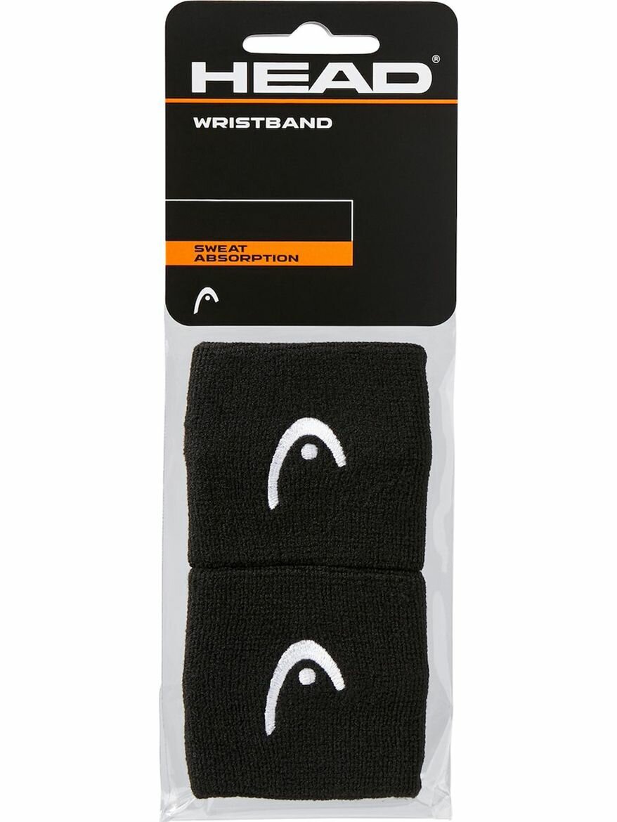 Напульсник эластичный HEAD, размер OneSize, чёрный