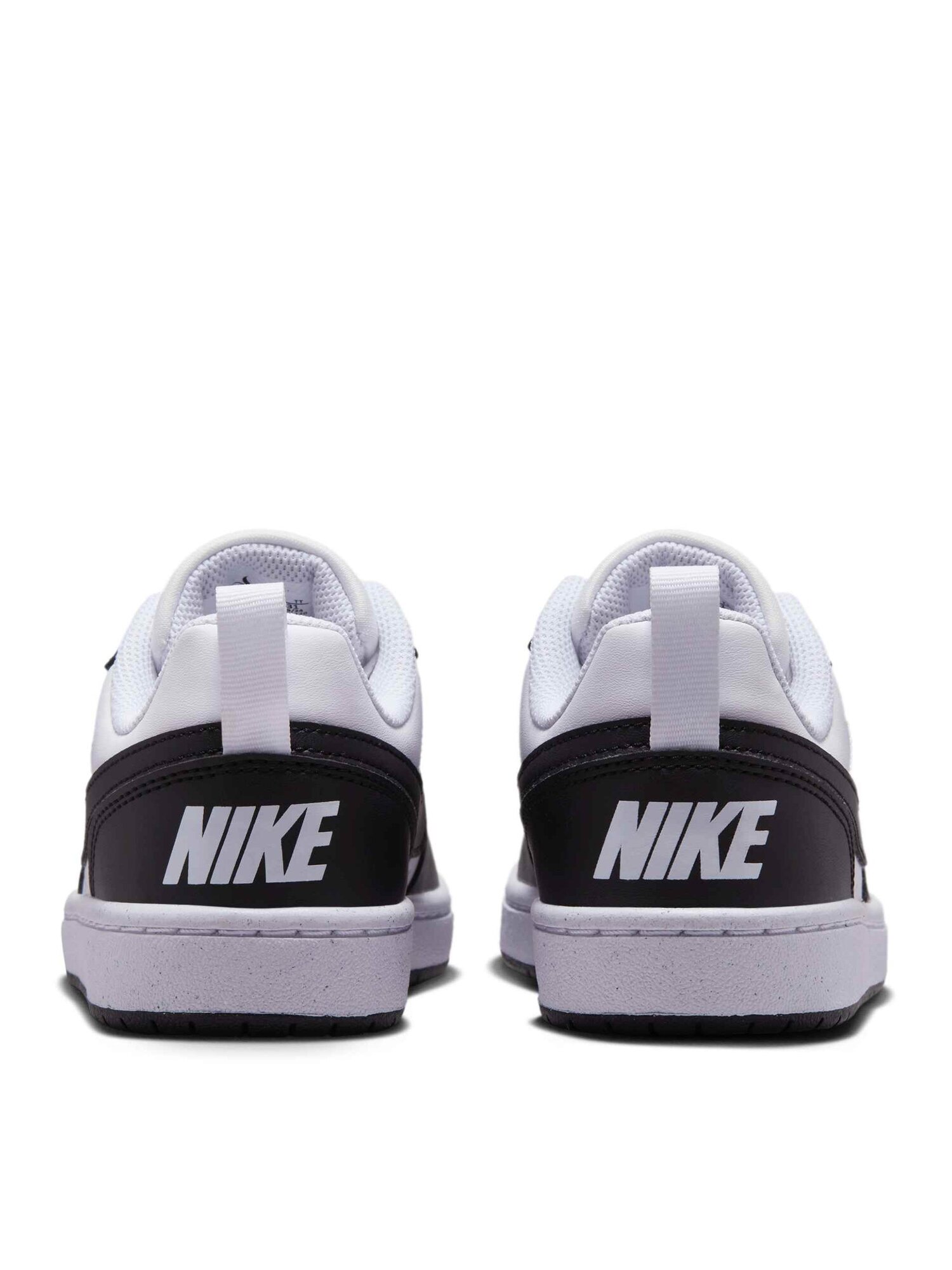 Кроссовки NIKE Court Borough low, размер 5Y US, белый/черный — фото 1