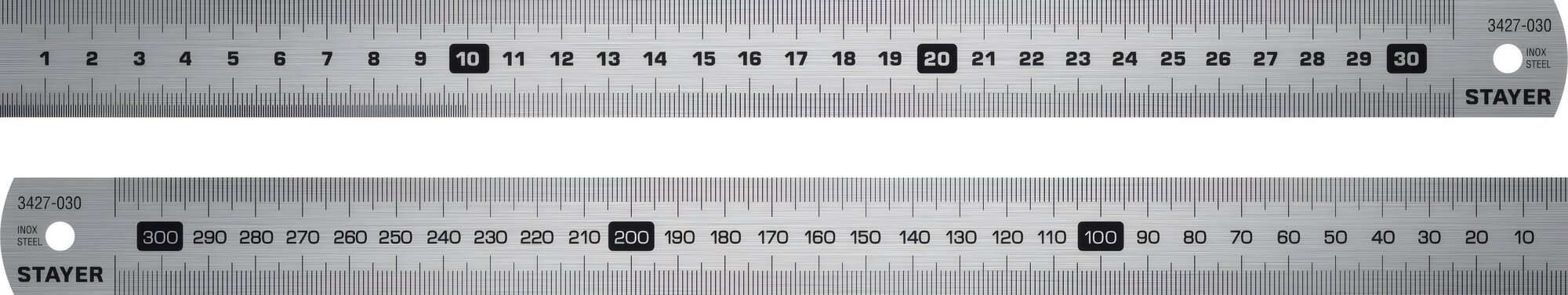 Нержавеющая линейка Professional STAYER 3427-030_z02