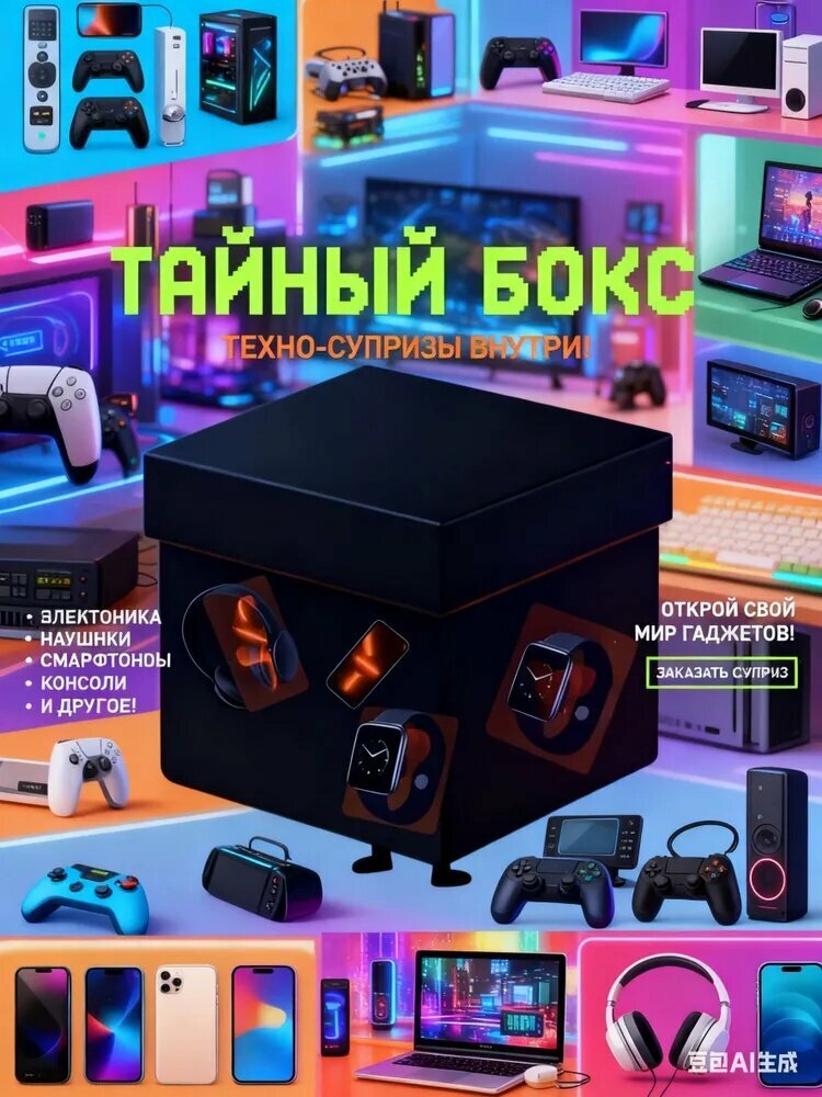 Набор сюрпризов для электронных товаров (включая мобильные телефоны, наушники, игровые приставки и т. д.)