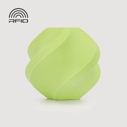 Изображение товара Bambu Lab PLA Matte Apple Green 11502 без катушки
