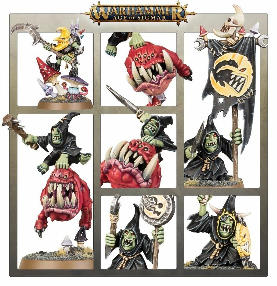Набор миниатюр Vanguard Gloomspite Gitz Age of Sigmar Warhammer — фото 1