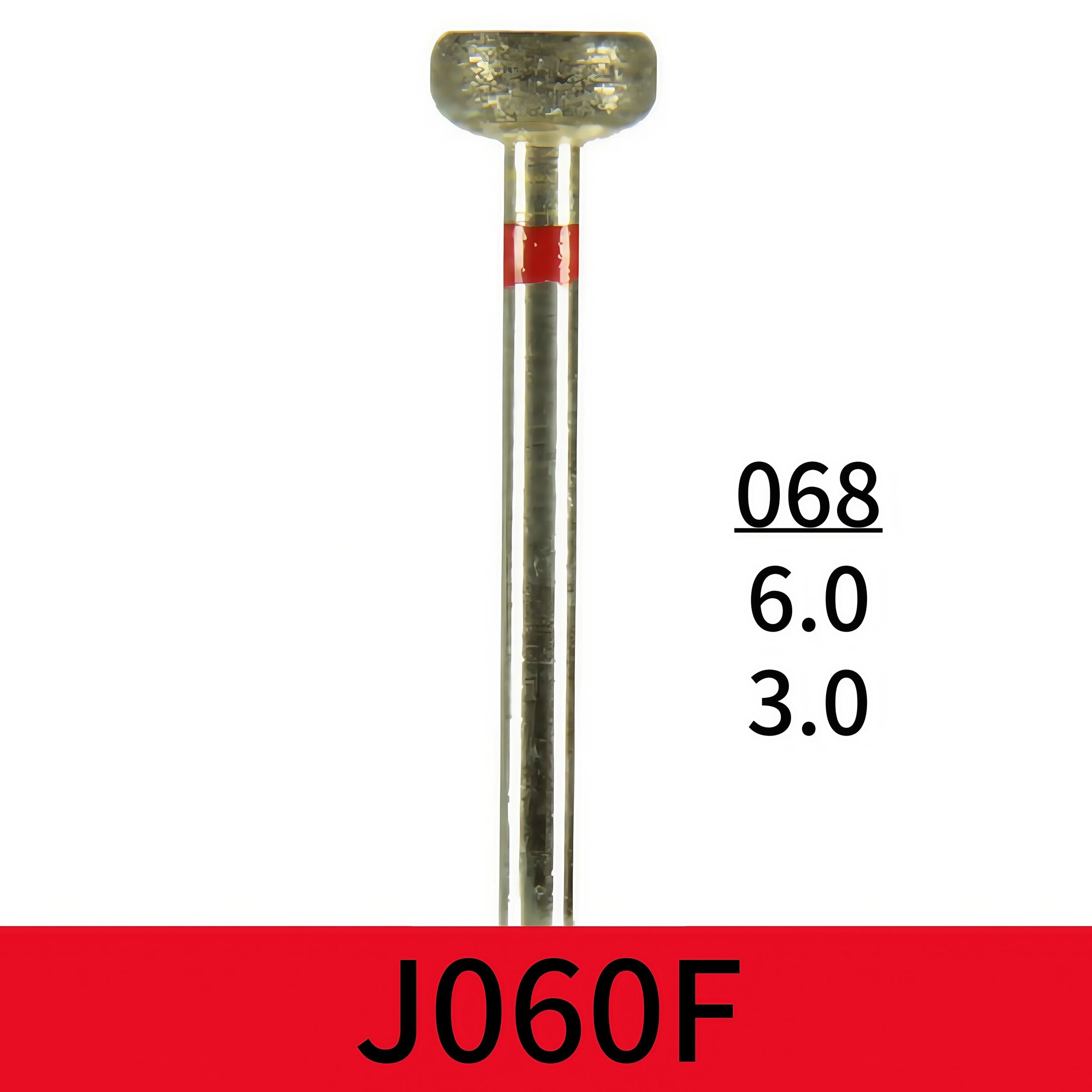 Стоматологический алмазный бор J060F 2,35 мм
