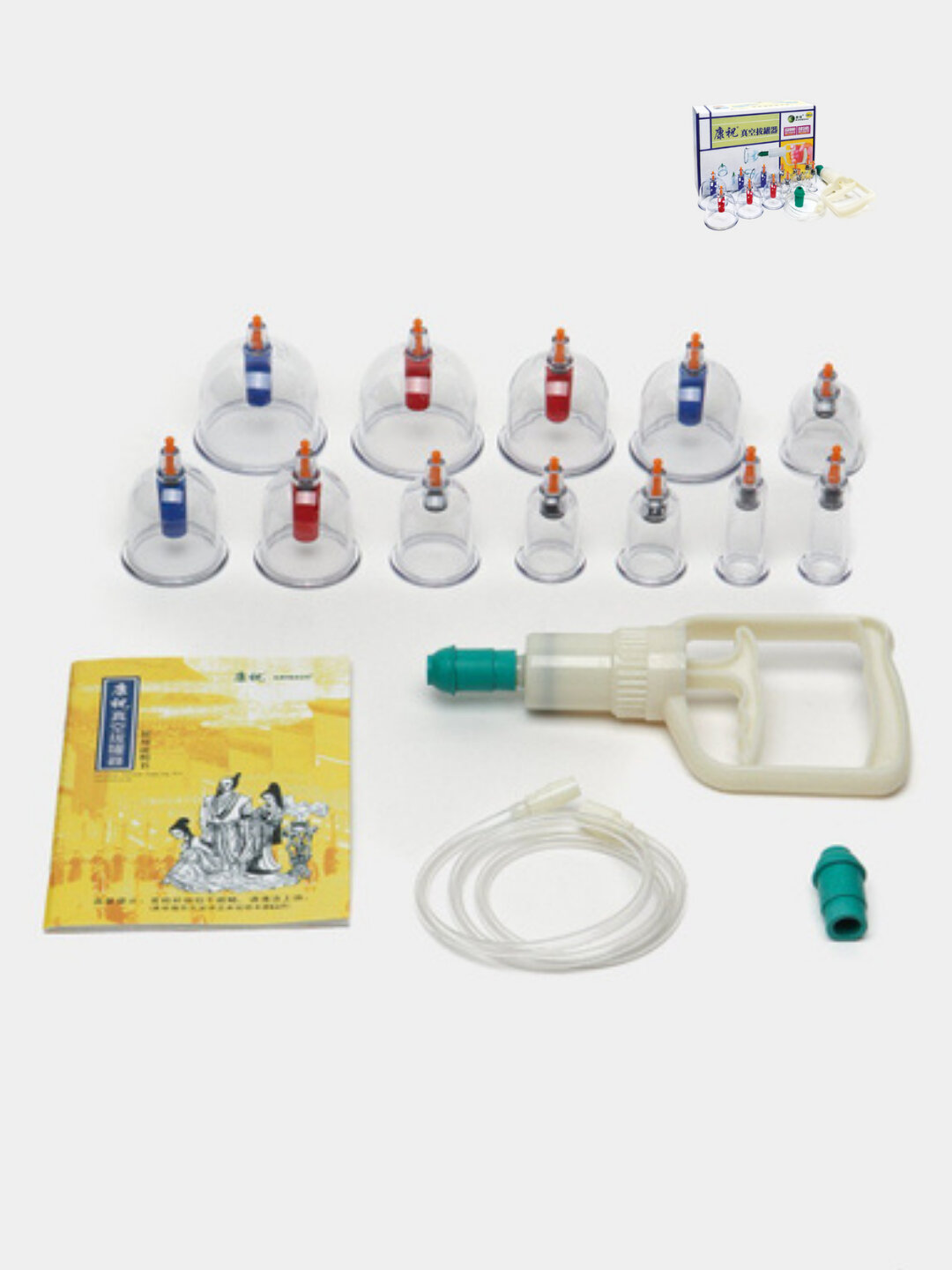 Набор вакуумных массажных банок Savdo belgisi, для хиджама, контрастный эффект, 12 шт.