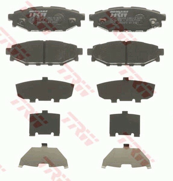 Колодки тормозные задние TRW GDB3373 Subaru Legacy Iv 2.0 09, 03->, Outback 2.5 11, 03-> с датчиком