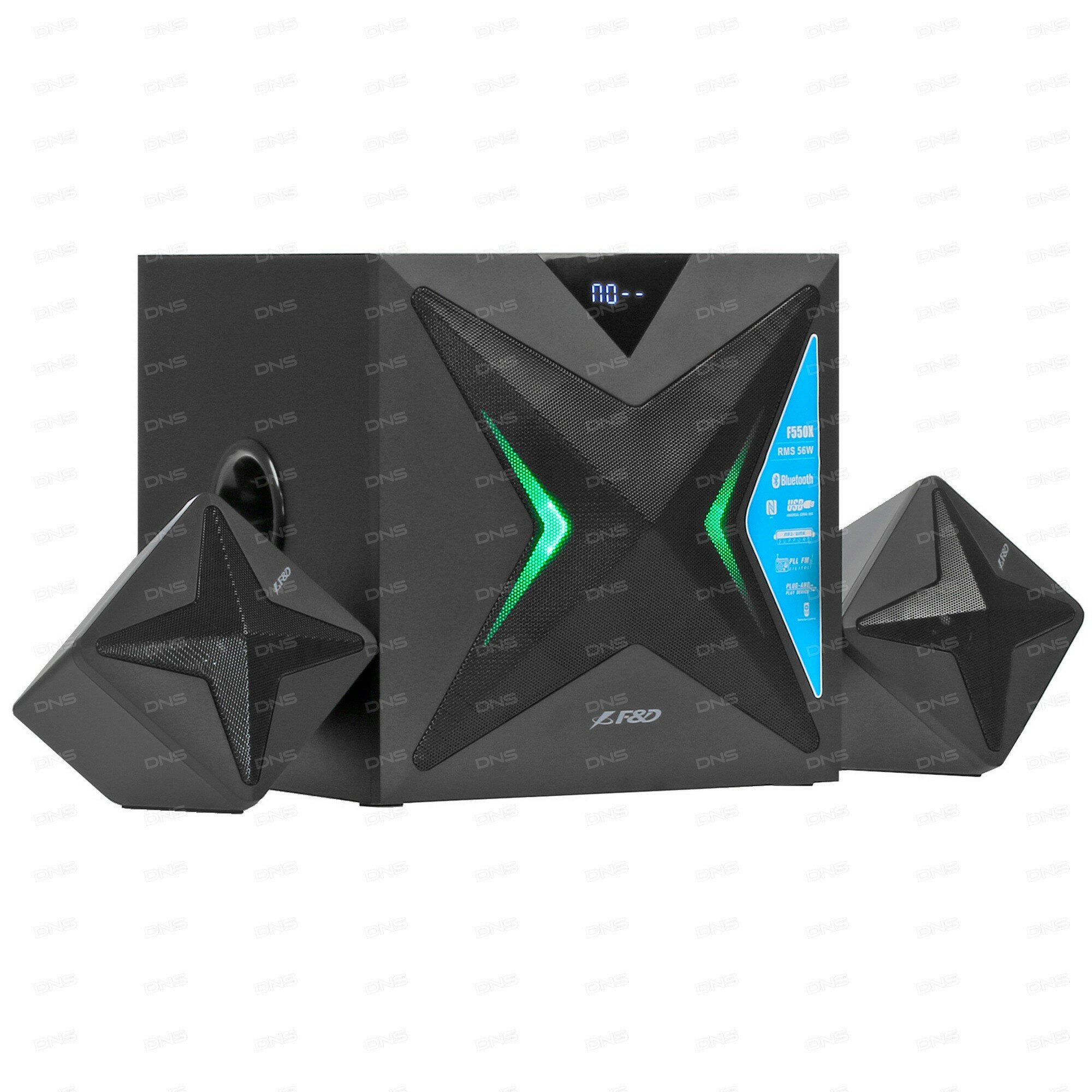 Колонки F&D F550X черный