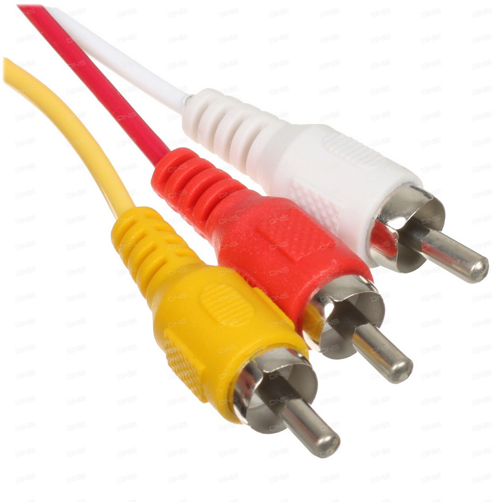 Кабель однонаправленный Aceline SCART - 3RCA, 1.5 м — фото 1