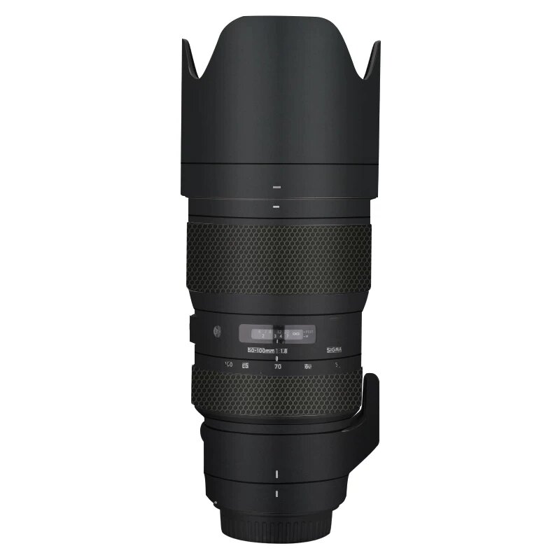 3M Устойчивая к царапинам полная защитная пленка для объективов Canon и Sigma 50-100 мм - матовый черный