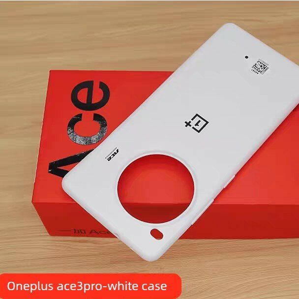 Чехол для смартфона OnePlus Ace 3 Pro из силикона и ТПУ, полное покрытие, белый, не магнитный, официальное качество
