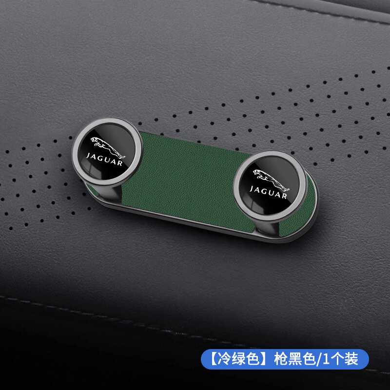 Скрытый кронштейн для приборной панели для Jaguar XE/XF/XJ/XFL/XJL/F-PACE, темно-серый темно-зеленый кожаный цвет,