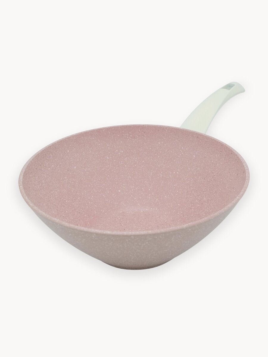 Вок сковорода 28см, WOK с антипригарным покрытием, Романтика