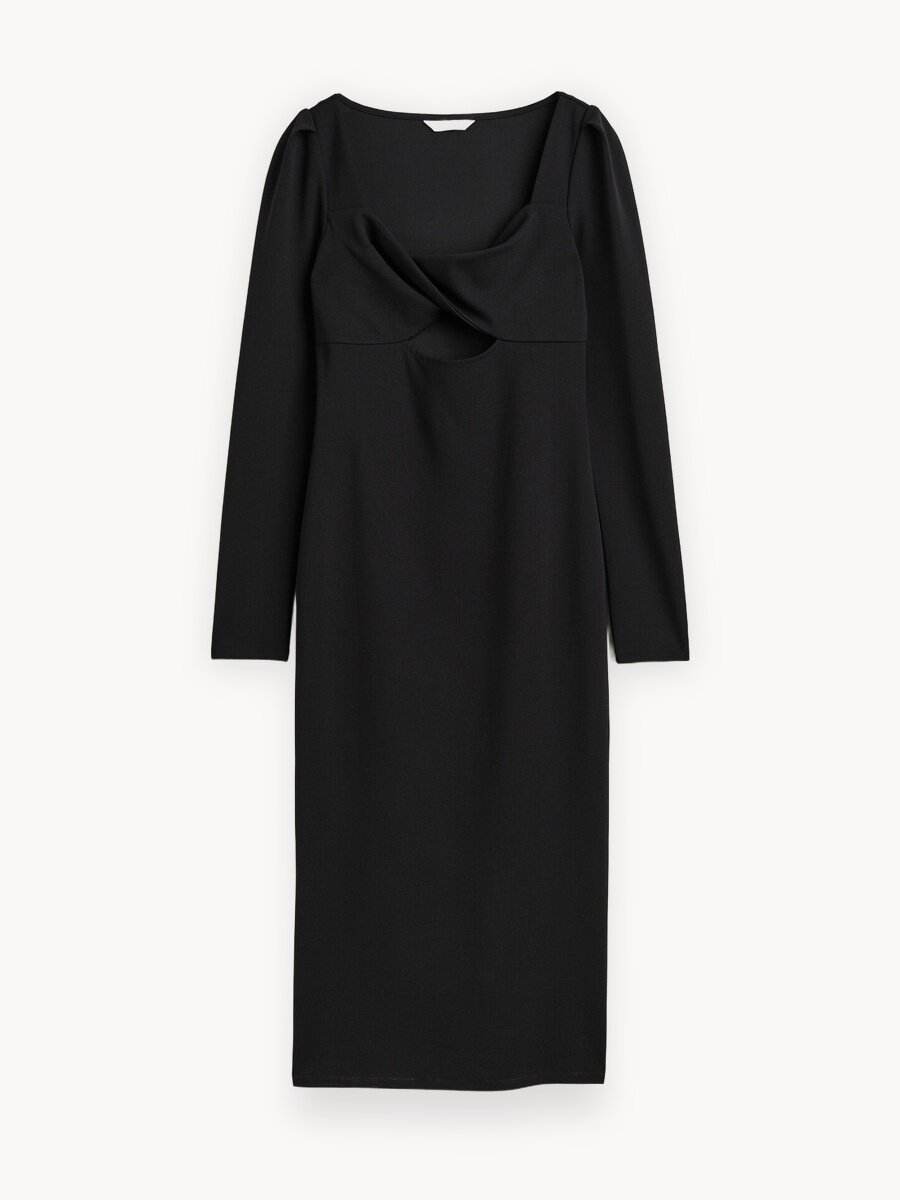 Платье H&M EVERYDAY FASHION , размер S, черный