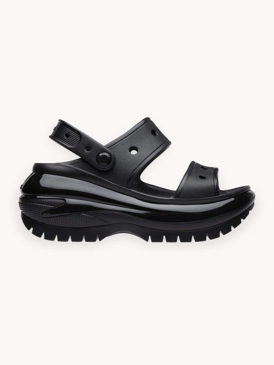 Сандалии Crocs Mega Crush, размер M8/W10 US, черный