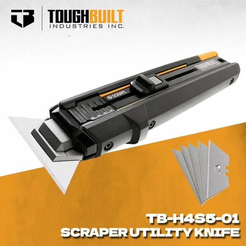 TOUGHBUILT TB-H4S5-01 Скребковый ручной инструмент Нож канцелярский
