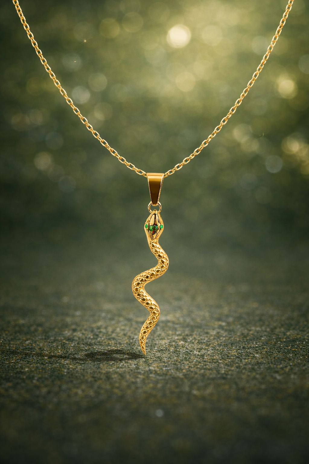 Цепь, 1 шт., длина 40 см, золотистый — фото 1