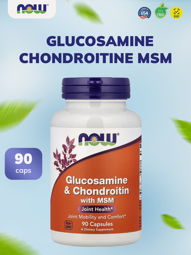 Изображение товара Now Foods Глюкозамин Хондроитин МСМ 90 капсул, Glucosamine Chondroitine Msm 90 caps