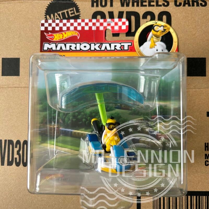 Hot Wheels Super Mario Paraglider Series, литая модель автомобиля 1:64(LAKITU)