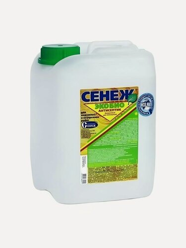 Изображение товара Антисептик для дерева Сенеж ЭкоБио 10 кг, защита от плесени и насекомых