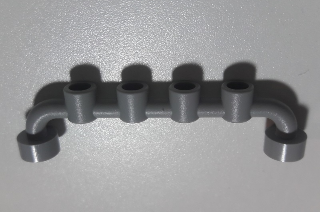 Bar 1 x 6 with Open Studs, 4873 Light Bluish Gray U
