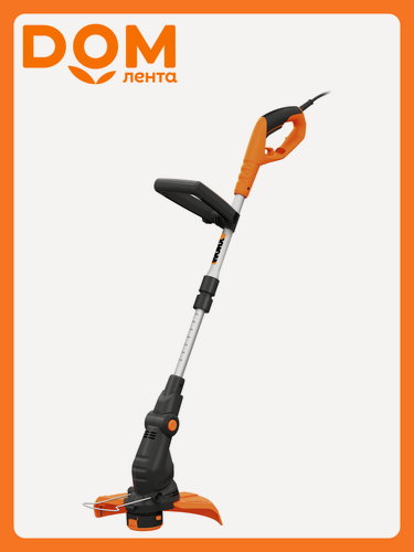 Изображение товара Триммер электрический Worx WG119E, переносной, черный/оранжевый, 30см 550 Вт