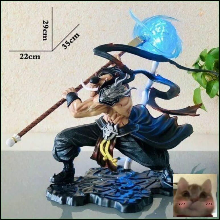 Фигурка 3D Эдвард Ньюгейт (Белоус) из аниме Ван Пис (One Piece) 27 см-Скидка