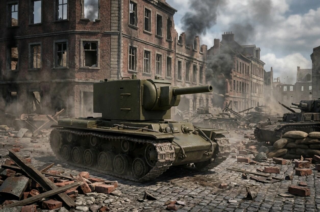Масштабная модель 1/72, Танк КВ-2