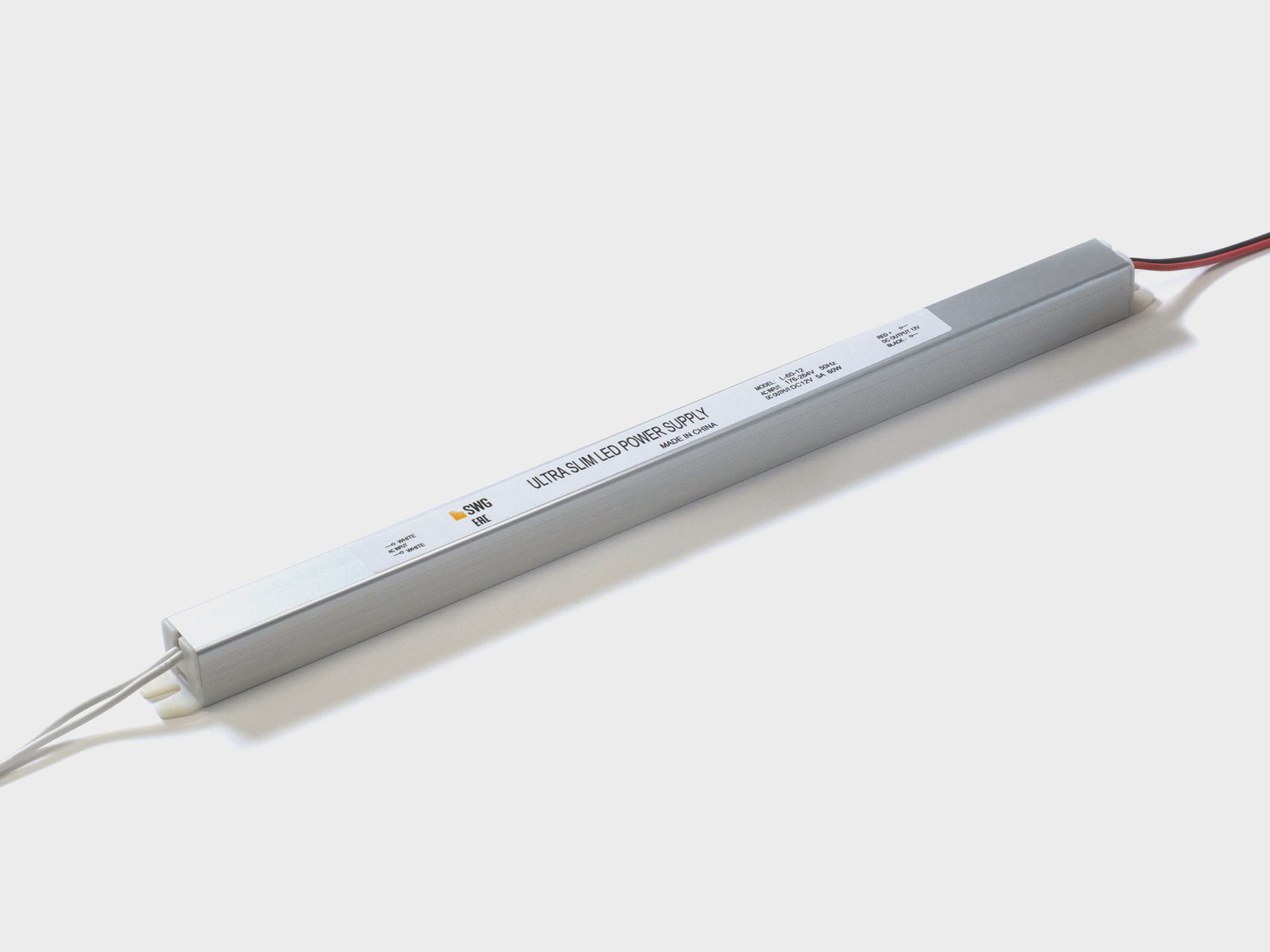 Блок питания сверхтонкий, 60 W, 12V, L-60-12
