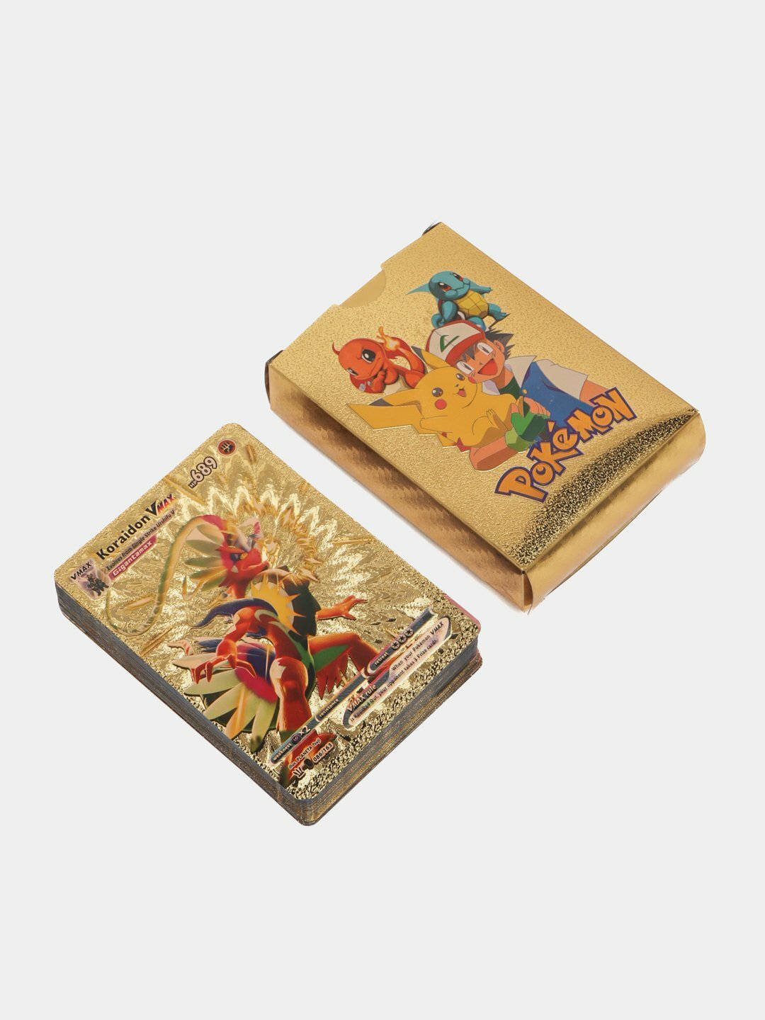 Набор коллекционных карт Pokemon — 55 штук, для детей и поклонников аниме