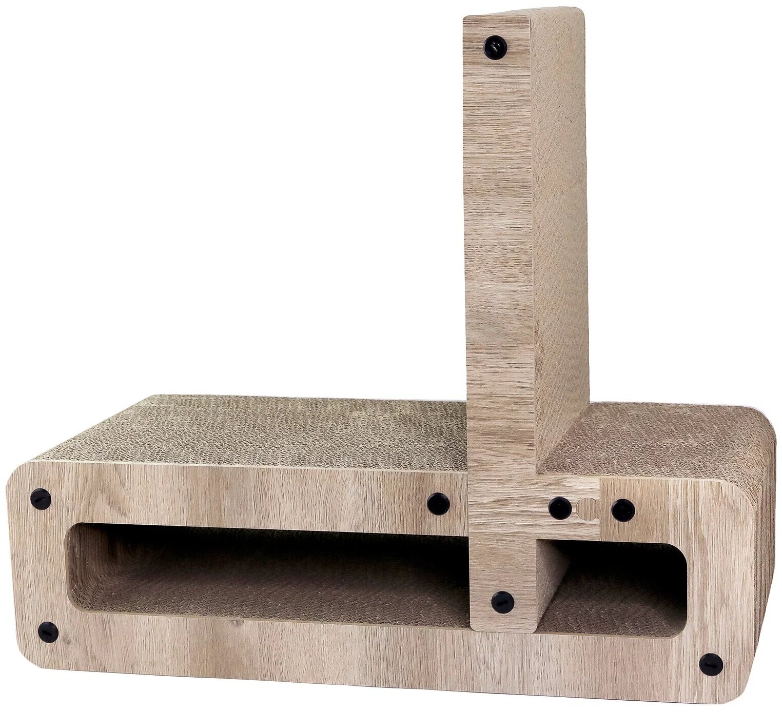 Изображение Когтеточка-доска для кошек Wall, коричневый, 43х25х50 см "Не Один Дома"