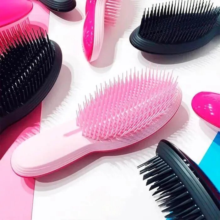 Расческа Tangle Teezer The Ultimate Finisher Pink, пластик, для ежедневного использования, розовая — фото 1