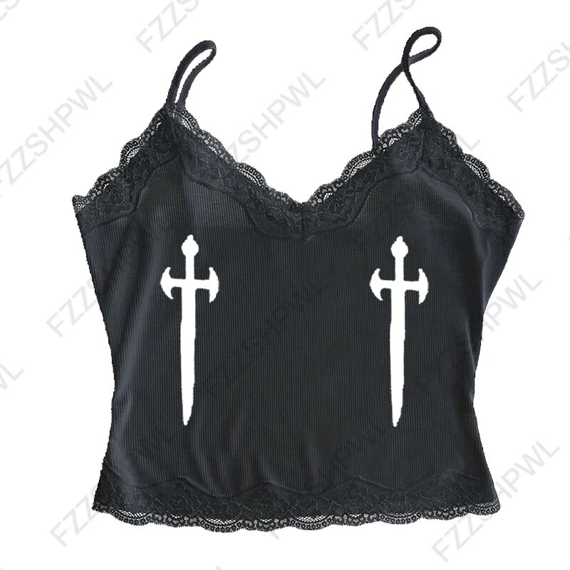 Топ FZZSHPWL размер M черный