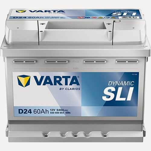 Изображение товара Аккумулятор Varta Dynamic SLI 560 408 054 D24, 242x175x190, обратная полярность, 60 Ач