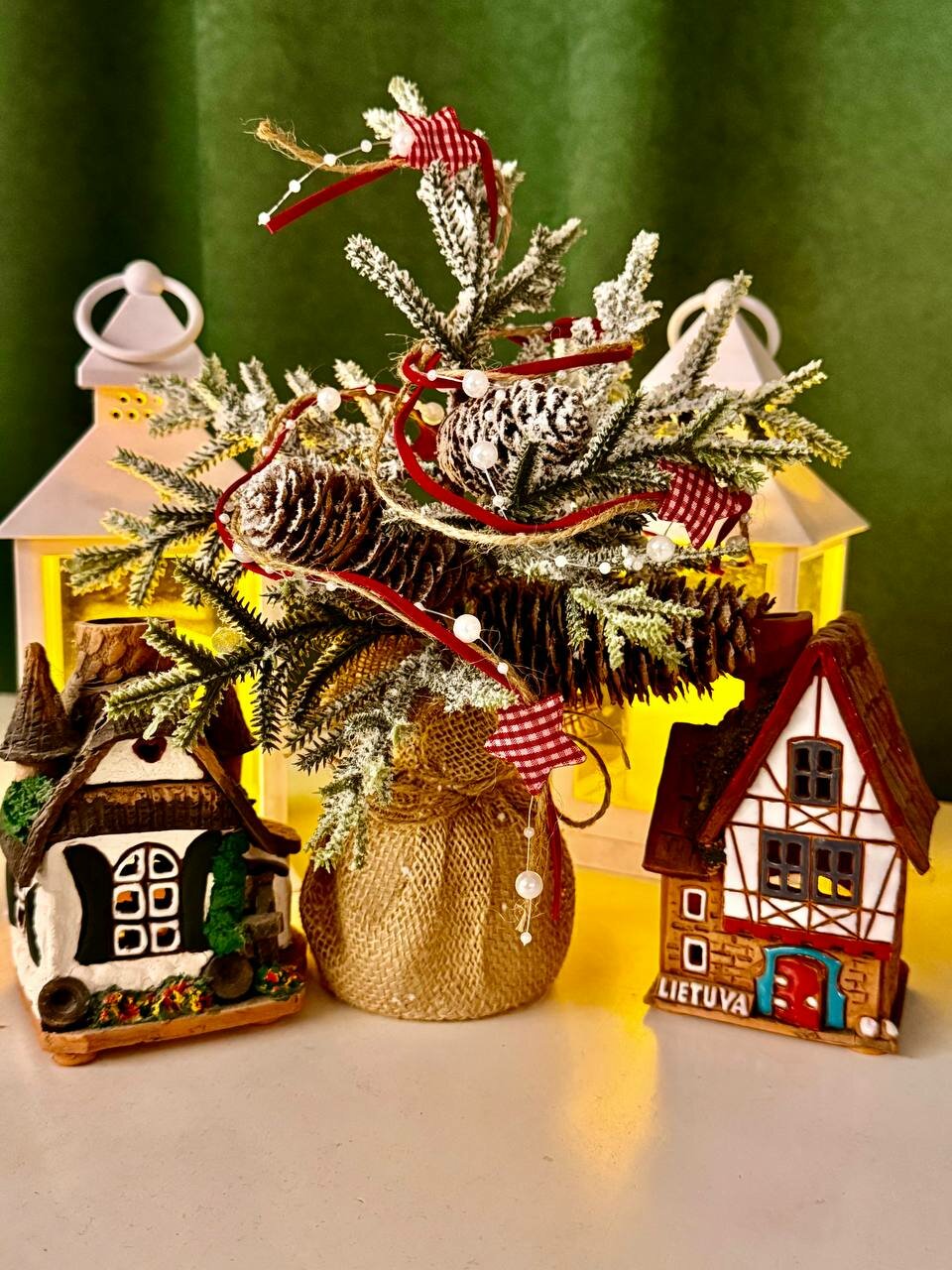 Украшение к празднику / подарков /Праздник лента с бисером длиной 1 м — фото 1