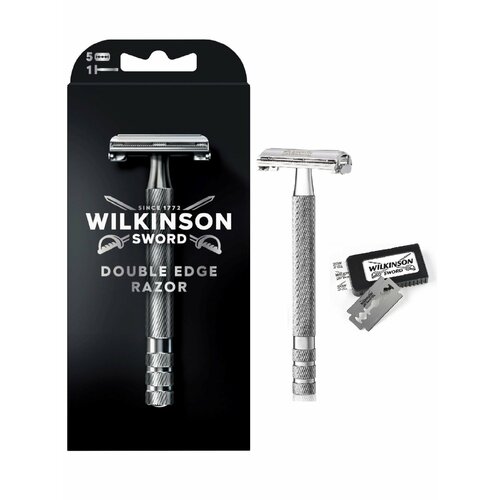 Т-образная бритва Wilkinson Sword Schick Classic Premium, классическая, 1 станок, 5 лезвий